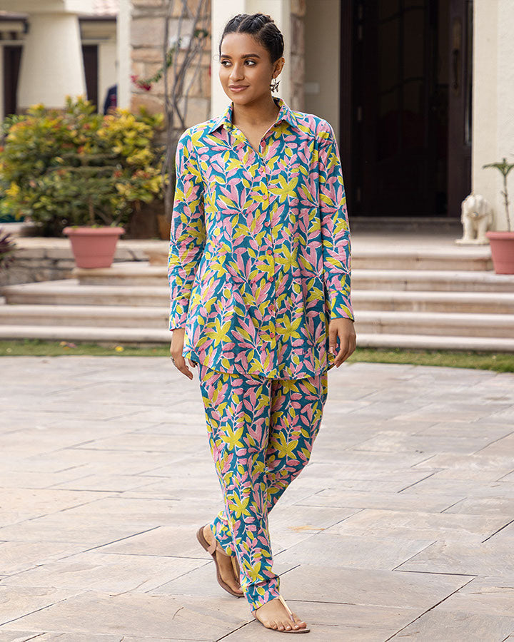 Foliate Block Co-Ord Set
