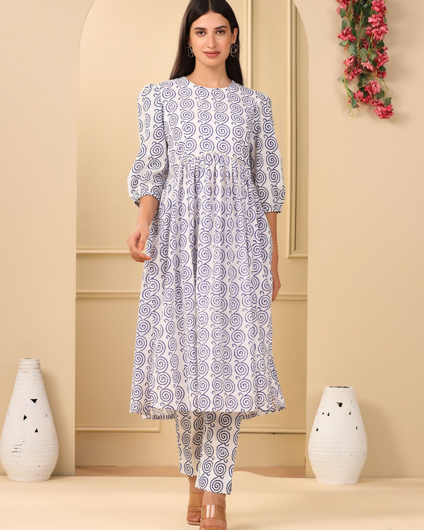 Molly Block Kurta Set