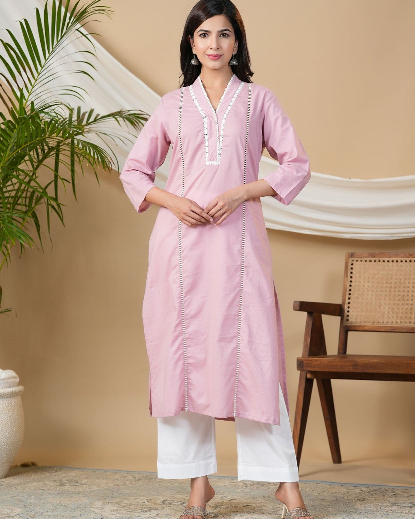 Pink Kurti