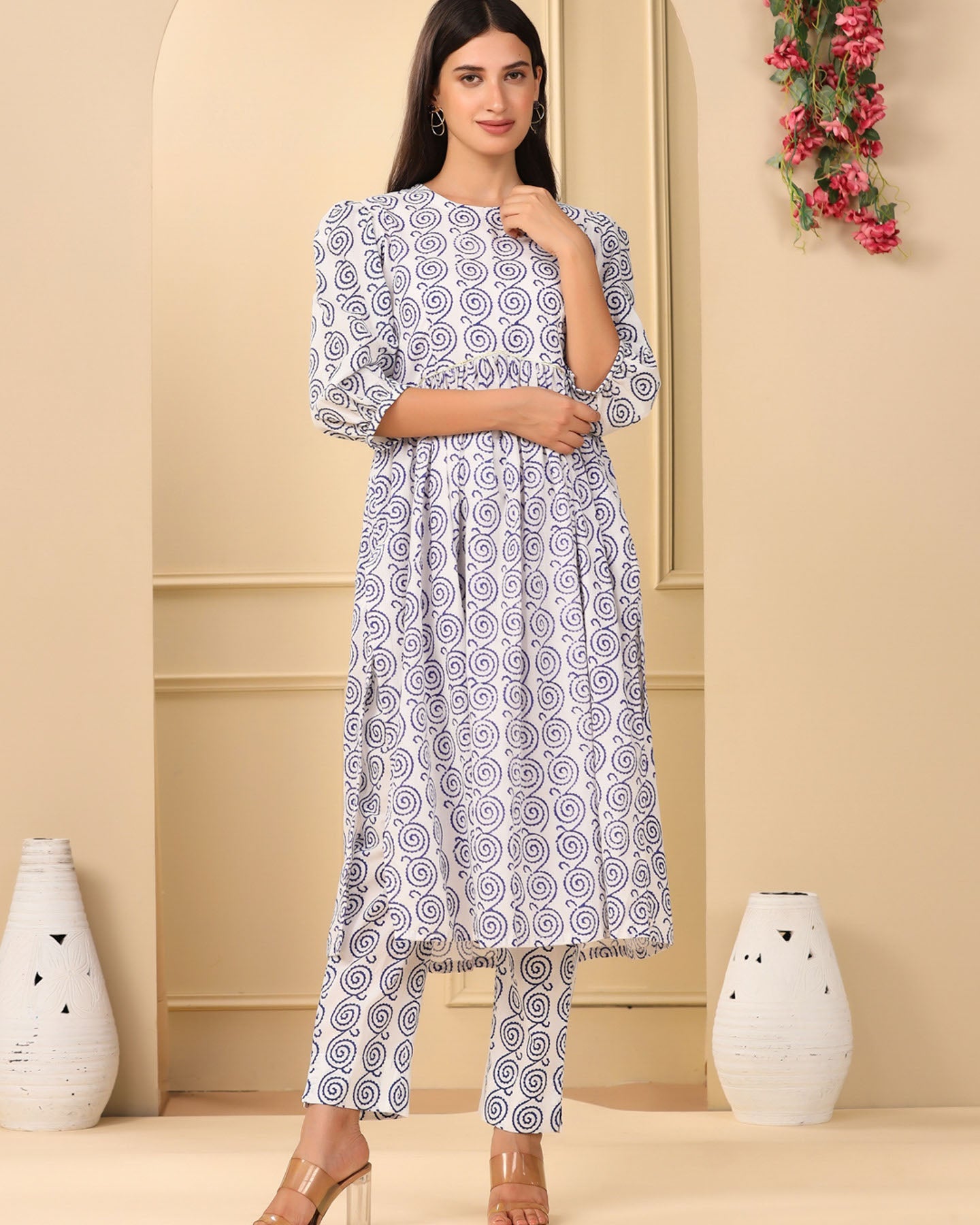 Molly Block Kurta Set