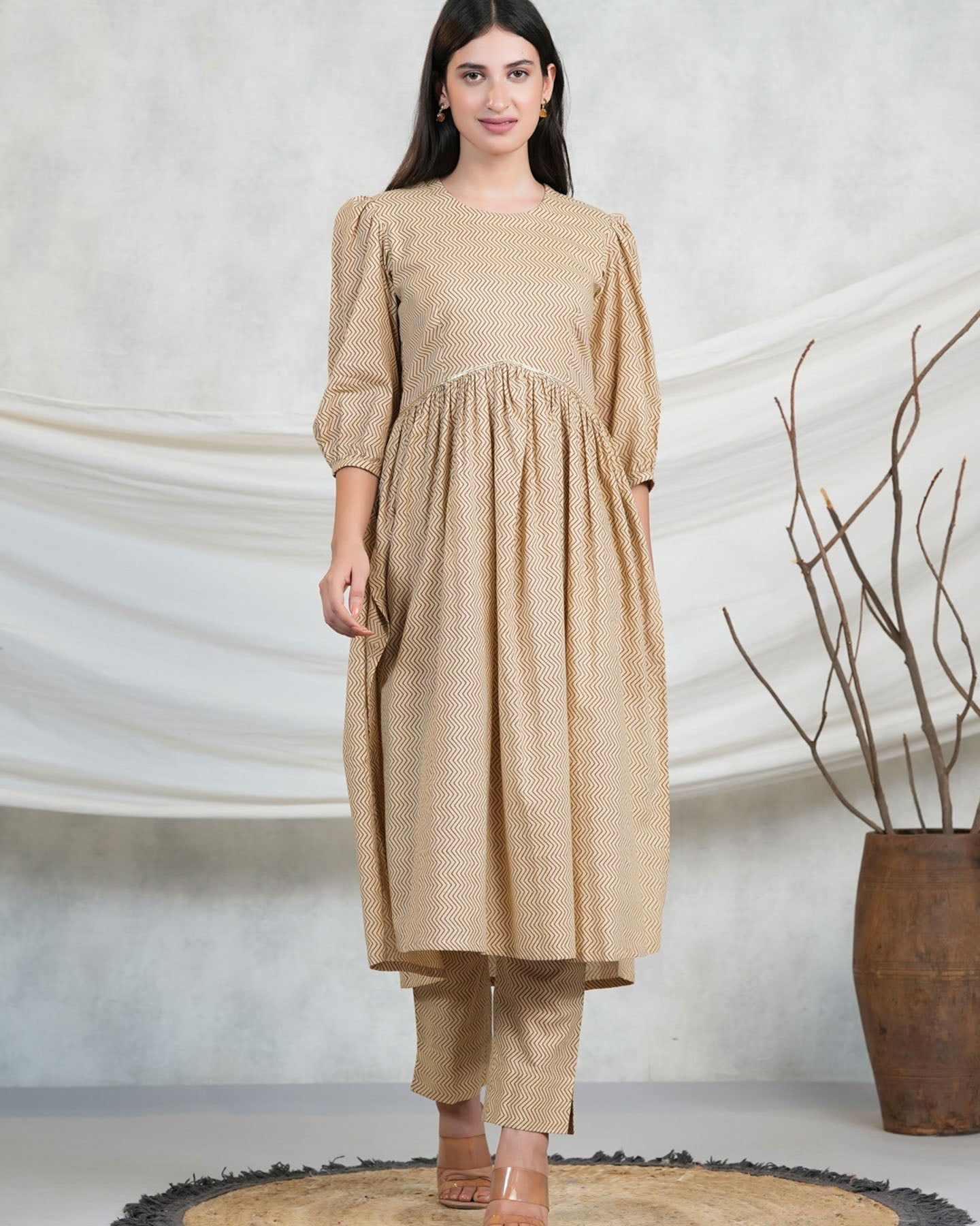 Ammy Block Kurta Set