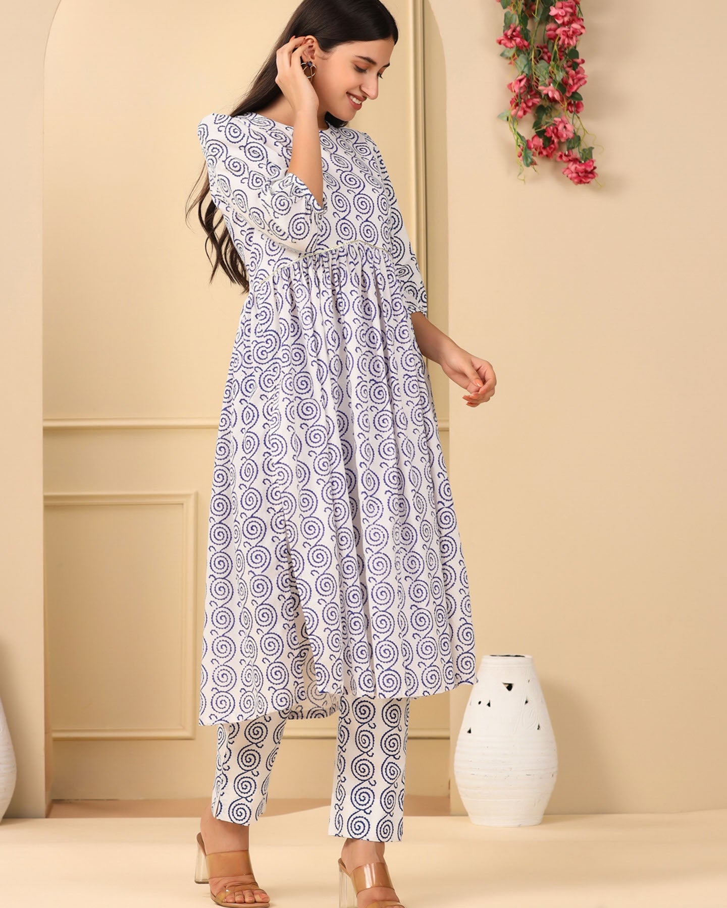 Molly Block Kurta Set