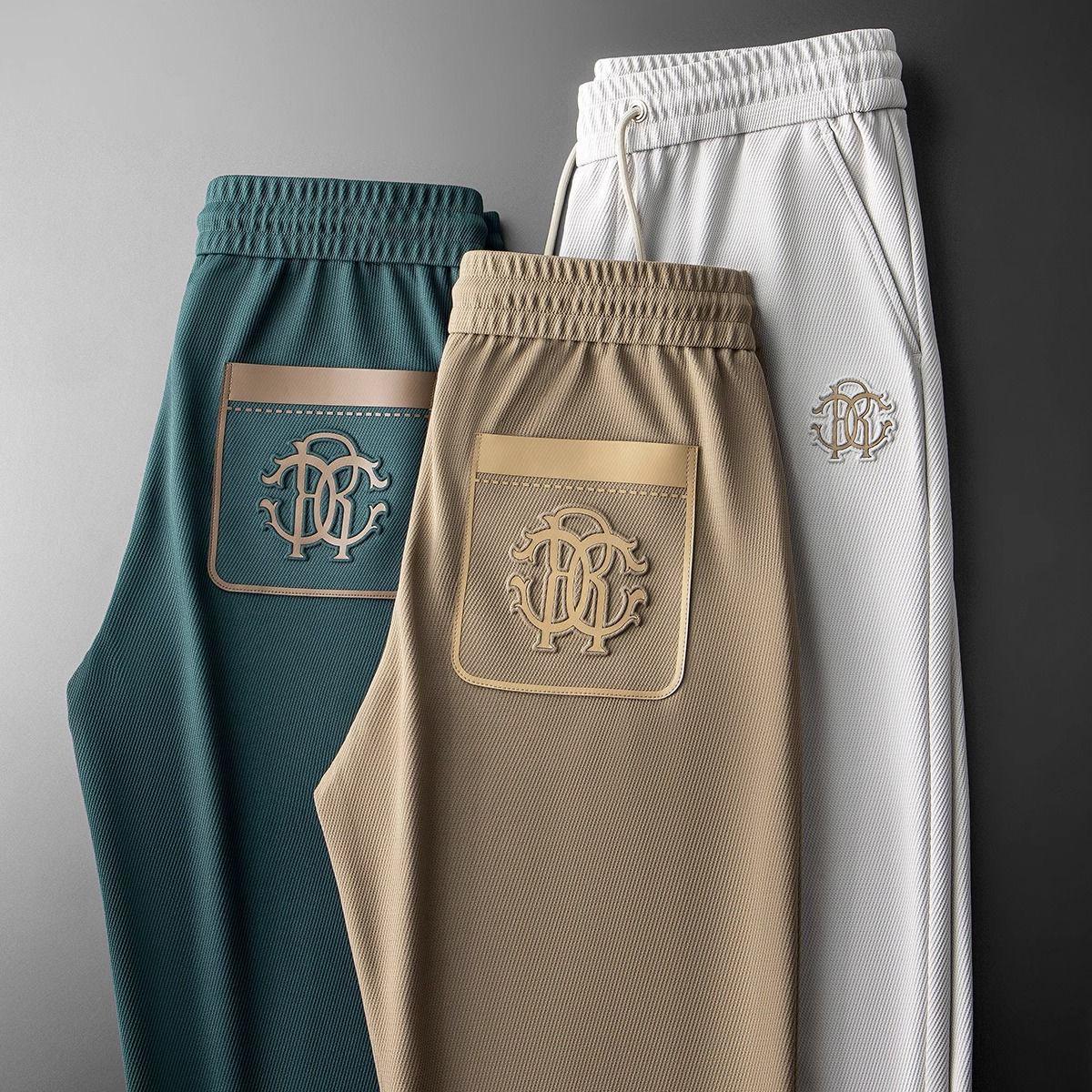 Soft Texture with Iconic Embossed Design Jogger pant